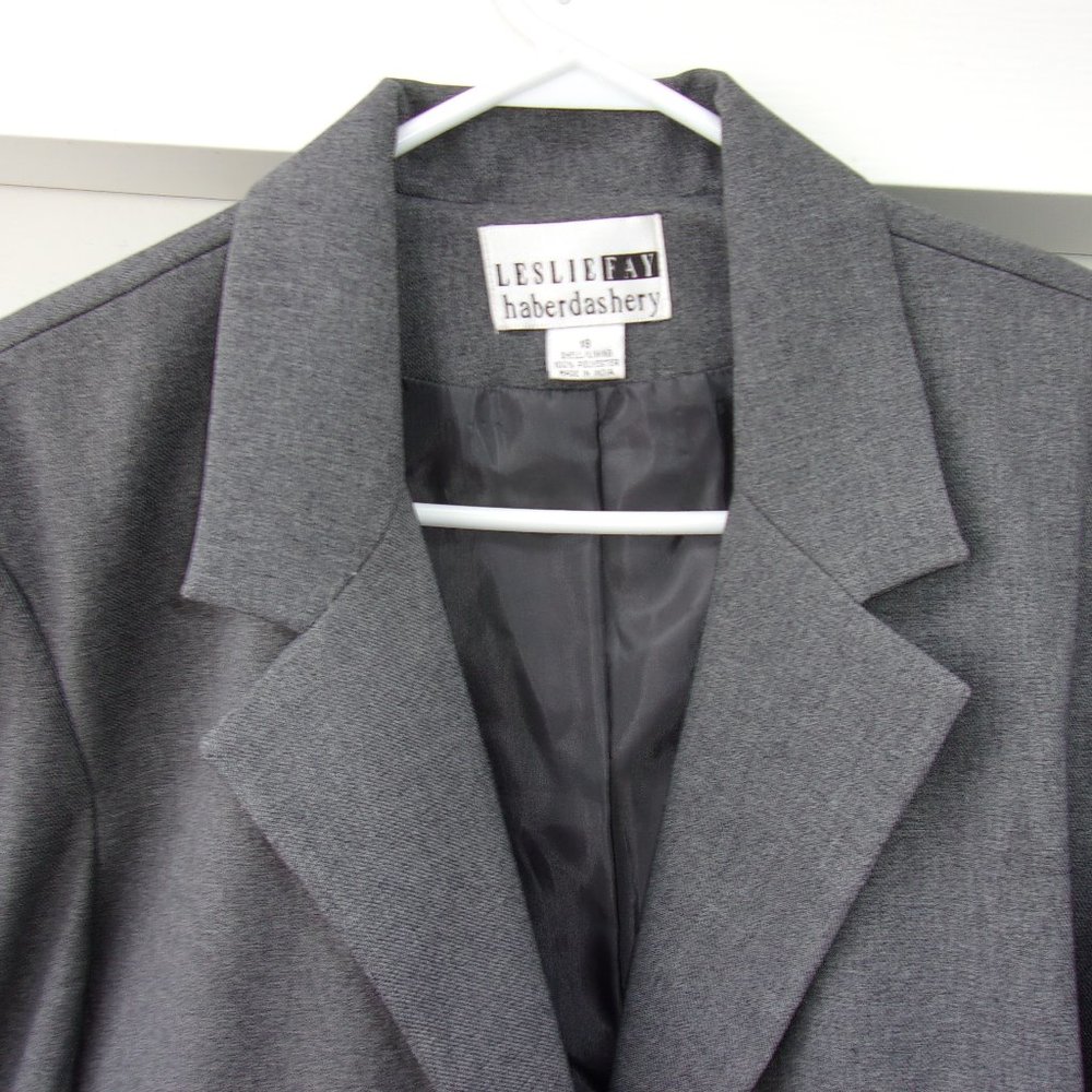 LESLIE FAY HABERDASHERY WOMENS BLAZER SIZE 18